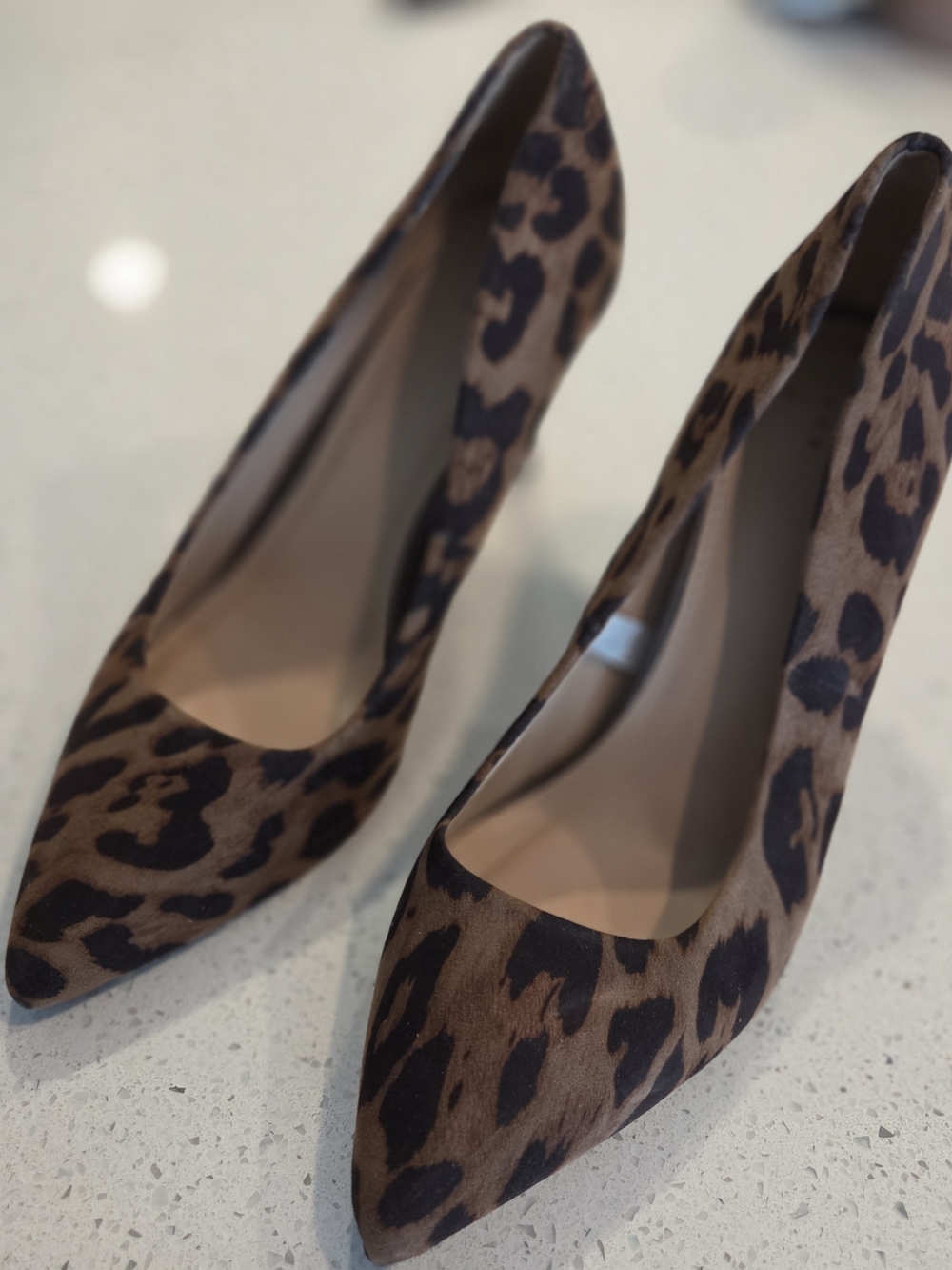 a new day Leopard-Print Pointed Toe Pumps - Brown & Black
